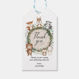 Cute Forest Animals Woodland Birthday Party Cadeaulabel