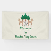 Cute Forest Creaters Poster Spandoek (Horizontaal)