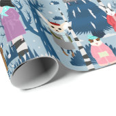 Cute Forest Critters Cadeaupapier (Rol Hoek)