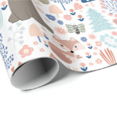 Cute Forest Critters Cadeaupapier (Rol Hoek)