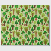 Cute Forest Critters Cadeaupapier (Vlak)