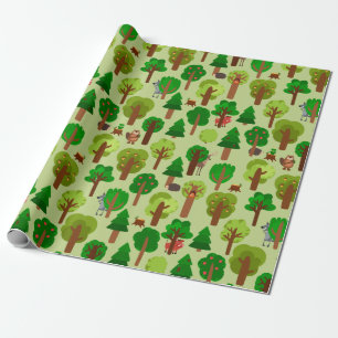 Cute Forest Critters Cadeaupapier