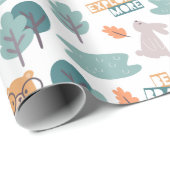 Cute Forest Critters Cadeaupapier (Rol Hoek)