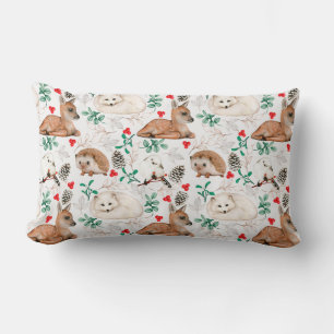 Cute Forest Critters Lumbar Pillow Kussen