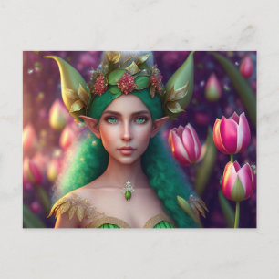 Cute Forest Elf, Briefkaart voor postkruising