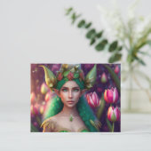 Cute Forest Elf, Briefkaart voor postkruising (Staand voorkant)