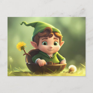Cute Forest Elf, Briefkaart voor postkruising