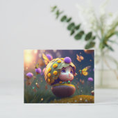 Cute Forest Elf, Briefkaart voor postkruising (Staand voorkant)
