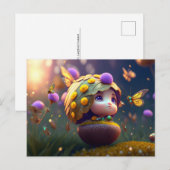 Cute Forest Elf, Briefkaart voor postkruising (Voorkant / Achterkant)