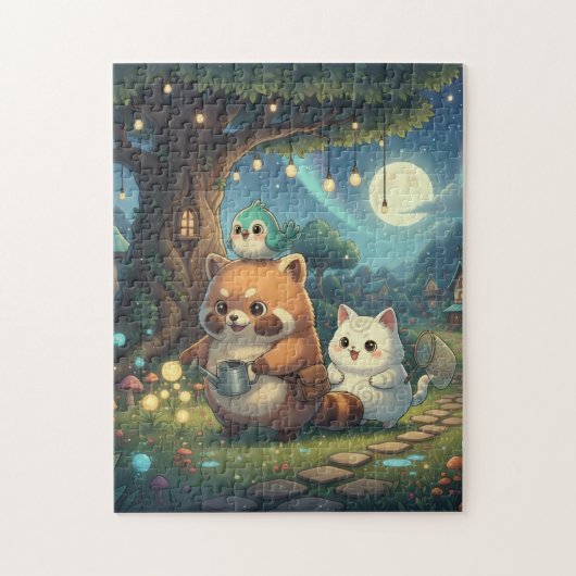 Cute Forest Friends Puzzle   Legpuzzel (Verticaal)