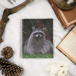 Cute Forest Raccoon Wildlife Photo Notitieboek