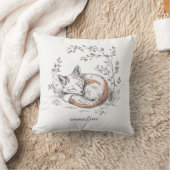 Cute Forest Woodland Fox Personalized Kussen (Deken)