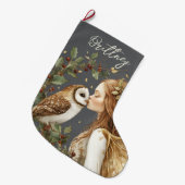 Cute Forestcore Christmas Fairy Grote Kerstsok (Voorkant (Hangend))