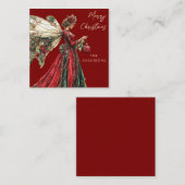 Cute Forestcore Holiday Fairy Holiday  Notitiekaartje (Voorkant / Achterkant)