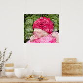 Cute Foto Jaarlijkse Kalender 2023 Poster (Keuken)