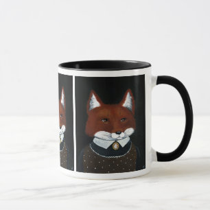 Cute Fox American Gothic spoit of her woodland nat Mok