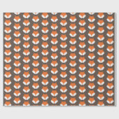 Cute Fox Animal Cadeaupapier (Vlak)