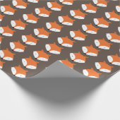 Cute Fox Animal Cadeaupapier (Hoek)