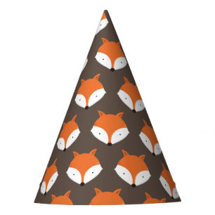 Cute Fox Animal Feesthoedjes