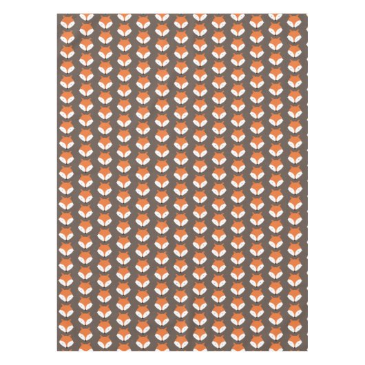 Cute Fox Animal Tafelkleed (Voorkant)