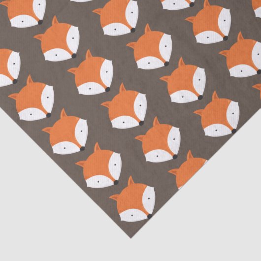 Cute Fox Animal Tissuepapier (Detail)