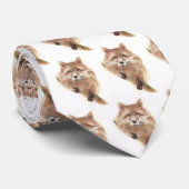 Cute Fox, Animal, wildlife, Funny Stropdas (Opgerold)