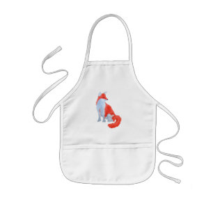 Cute Fox Apron Kinder Schort
