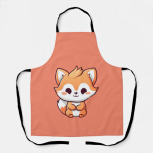 Cute Fox Apron Schort