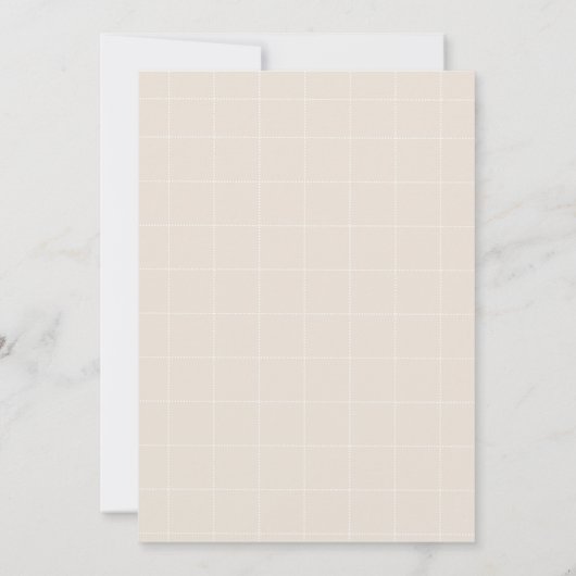 Cute fox baby shower invitation  kaart (Achterkant)