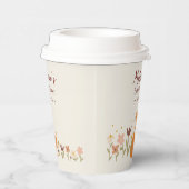 Cute Fox Baby shower Papieren Bekers (Rechts)