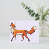 Cute Fox Briefkaart (Staand voorkant)