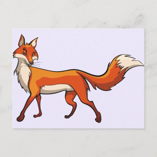 Cute Fox Briefkaart (Voorkant)