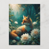 Cute Fox Briefkaart (Voorkant)