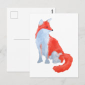 Cute Fox Briefkaart (Voorkant / Achterkant)