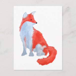 Cute Fox Briefkaart