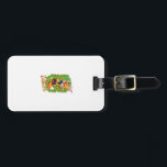 Cute Fox Bunny Ears Happy Easter Fox with Easter E Bagagelabel<br><div class="desc">Cute Fox Bunny Ears Happy Easter Fox with Easter Eggs Kids T-Shirt</div>