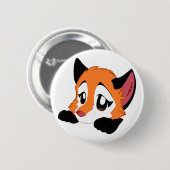Cute Fox Button (Voorkant /achterkant)