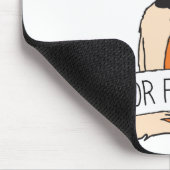 Cute Fox Clipart Oh voor Fox Sake epic Sarcastic Muismat (Hoek)