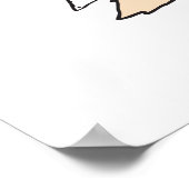 Cute Fox Clipart Oh voor Fox Sake epic Sarcastic Poster (Hoek)