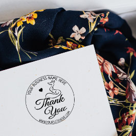 Cute Fox Custom Business Hartelijk dank Rubberstempel