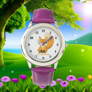 Cute fox dierenvriend horloge