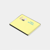 Cute Fox en Rabbit Baby shower Post-it® Notes (Schuin)