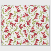 Cute Fox- en wijnpakpapier Cadeaupapier (Vlak)