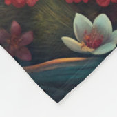 Cute Fox Fleece Deken (Hoek)