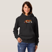 Cute fox for men women ladies foxes lovers fox ani hoodie (Voorkant volledig)