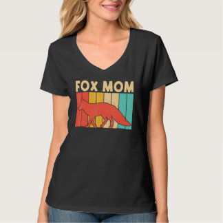 Cute Fox For Mom Women Vulpine Fox Wild Animal T-shirt