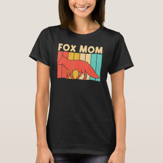 Cute Fox For Mom Women Vulpine Fox Wild Animal T-shirt