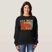 Cute Fox For Mom Women Vulpine Fox Wild Animal Trui (Voorkant volledig)