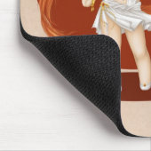 Cute Fox Girl Mousepad Muismat (Hoek)