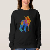 Cute Fox Graphic Fox Animal Graphic Trui (Voorkant)